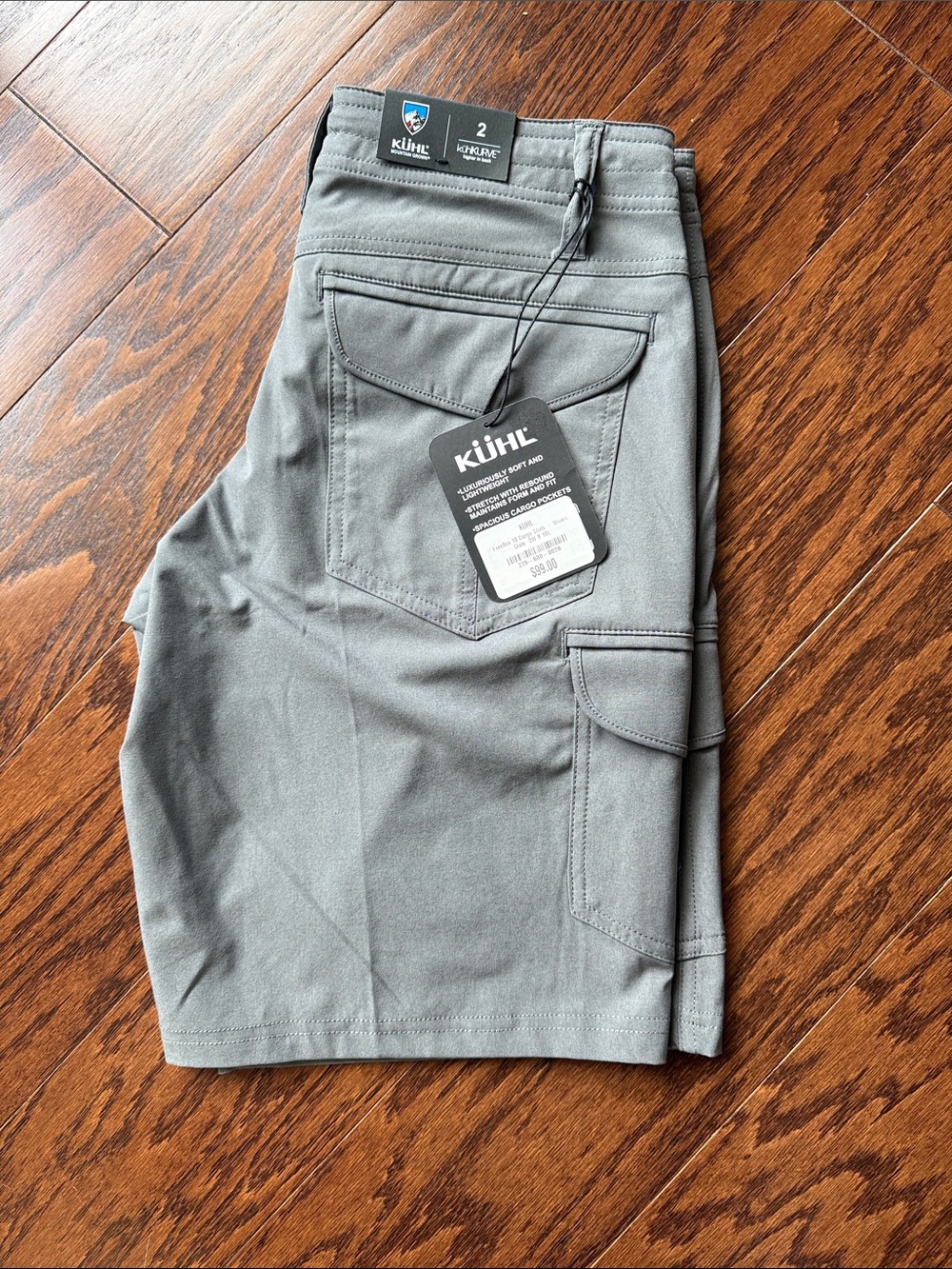 Kuhl Women's Gray Cargo Shorts - Utility Pocket Style